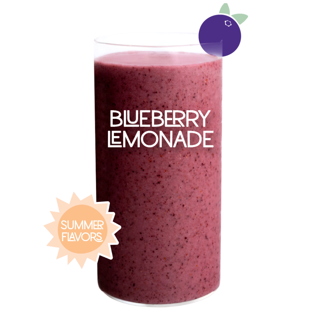 Blueberry Lemonade Smoothie | Seasonal Smoothie | Frozen Garden