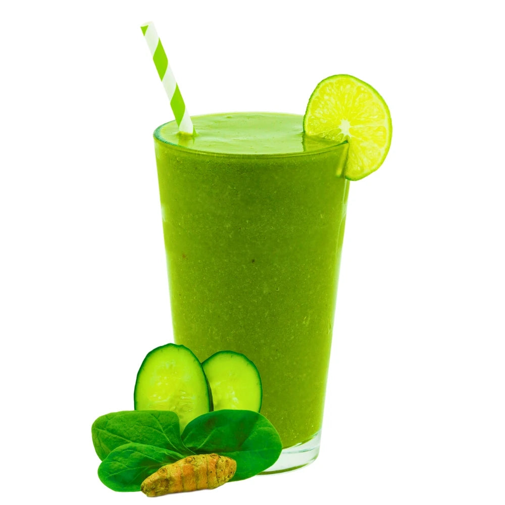 Detox Green Smoothie Blended - Green Detox Smoothie - Best Green Smoothie - Frozen Garden