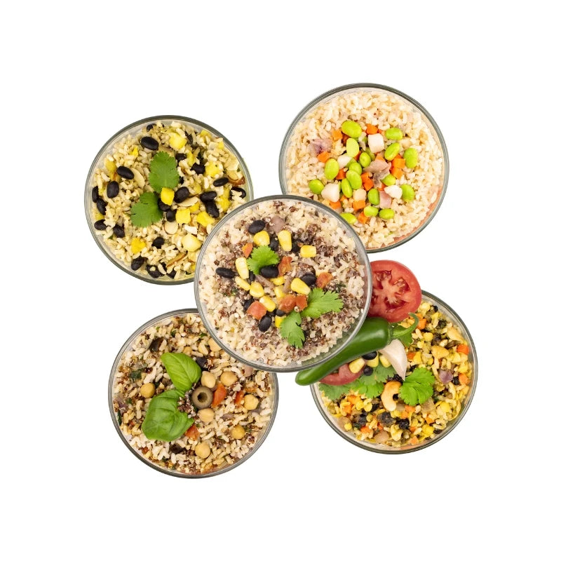 Globally Inspired - Grain Bowl - Healthy Lunch Bowl - Garden Bowls - Frozen Garden