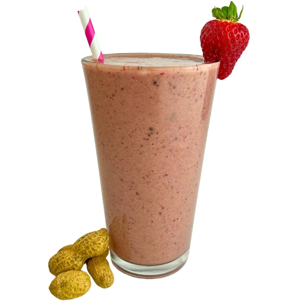 PB&amp;J Smoothie Blended - Peanut Butter and Jelly Smoothie - Frozen Garden
