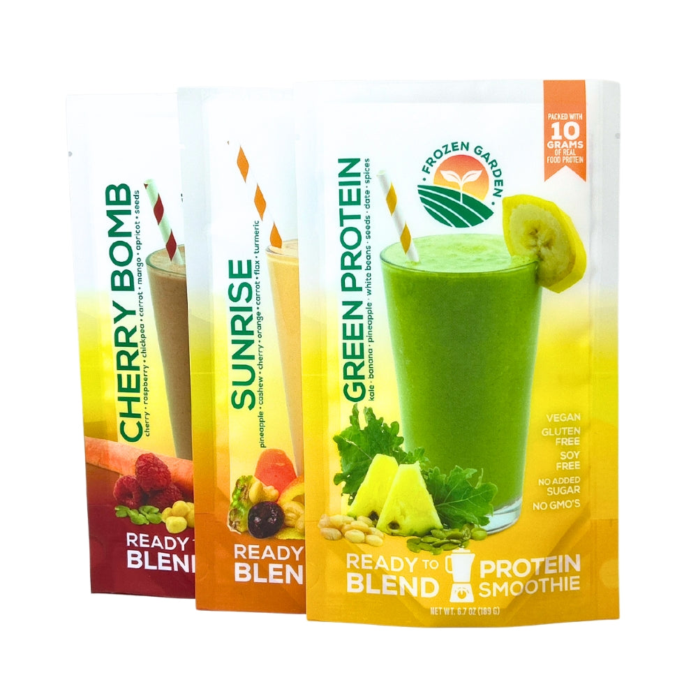 Protein Smoothie Pack - Post Workout Smoothies - Frozen Garden