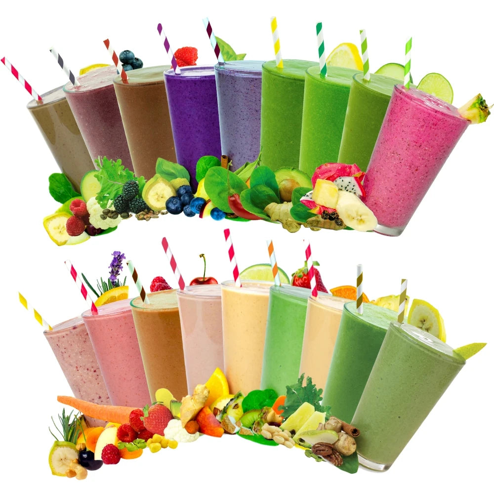 Smoothie A to Z Variety Pack Blended - Premade Smoothies - Smoothie Delivery - Frozen Garden