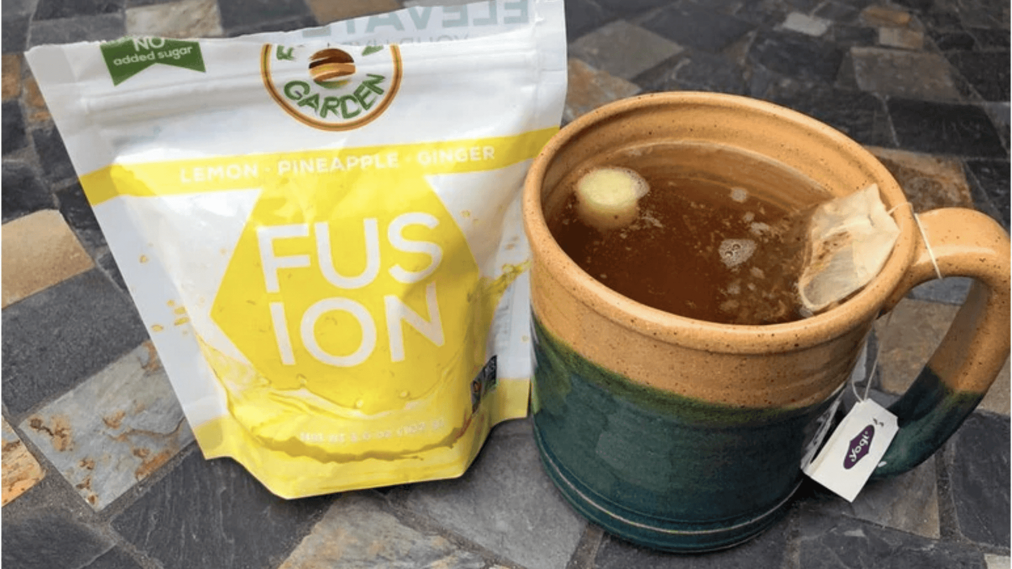 Brew the Perfect Cup of Zingy LemonGinger Tea Frozen Garden