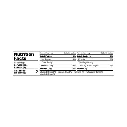 Orange-Pineapple-Rosemary Fusion Fusion Beverage Infuser nutrition facts