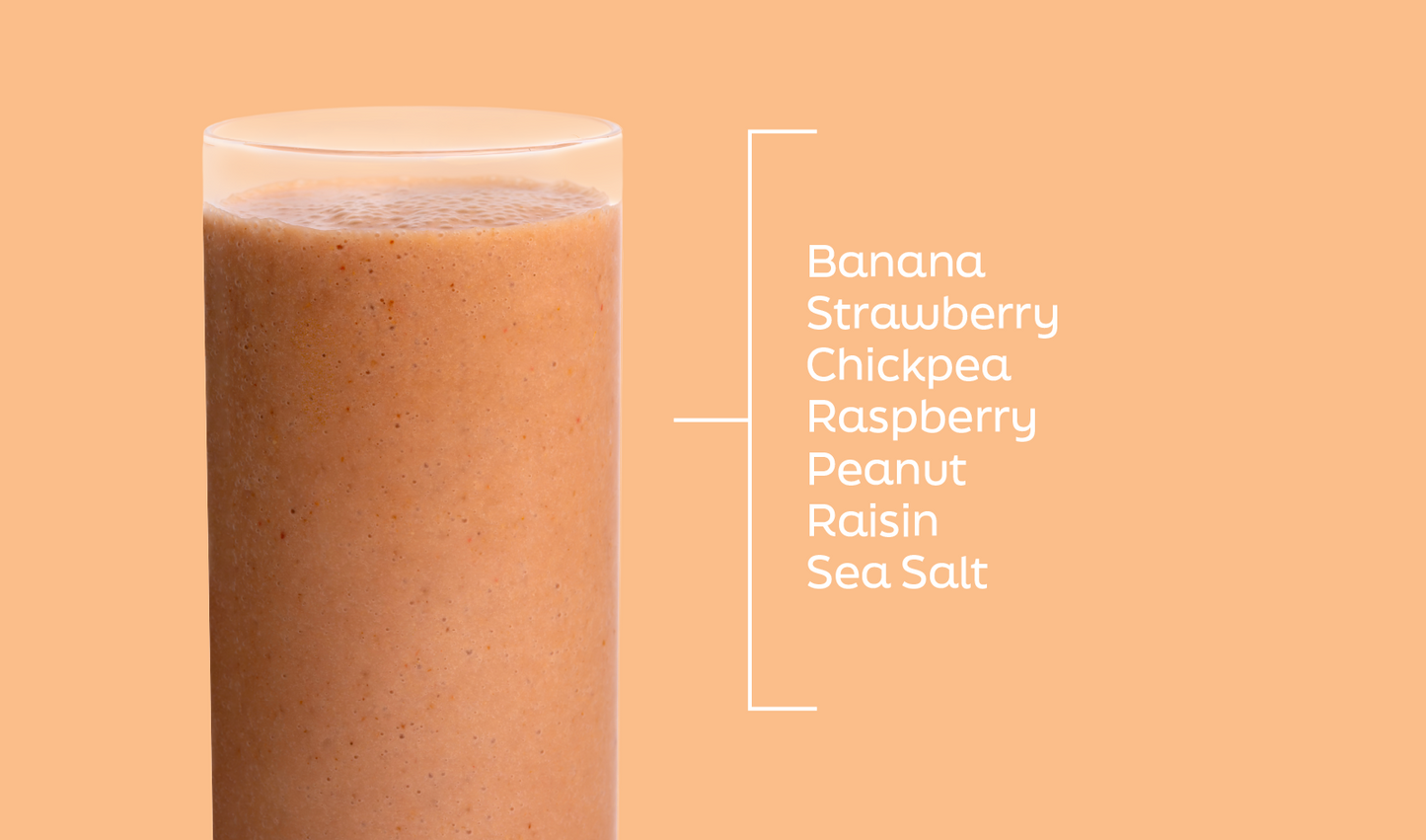 PB&J Seasonal Smoothie Ingredients - Peanut Butter and Jelly Smoothie - Frozen Garden