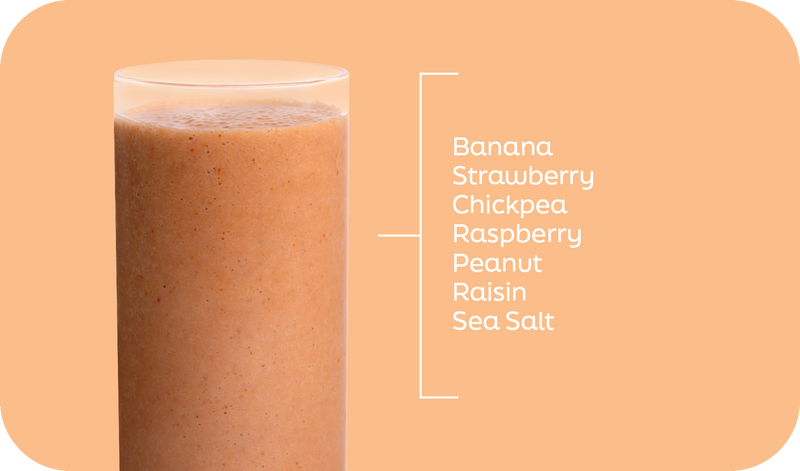 PB&J Seasonal Smoothie Ingredients - Peanut Butter and Jelly Smoothie - Frozen Garden