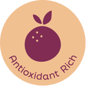 Antioxidant Rich logo for convenient smoothie delivery