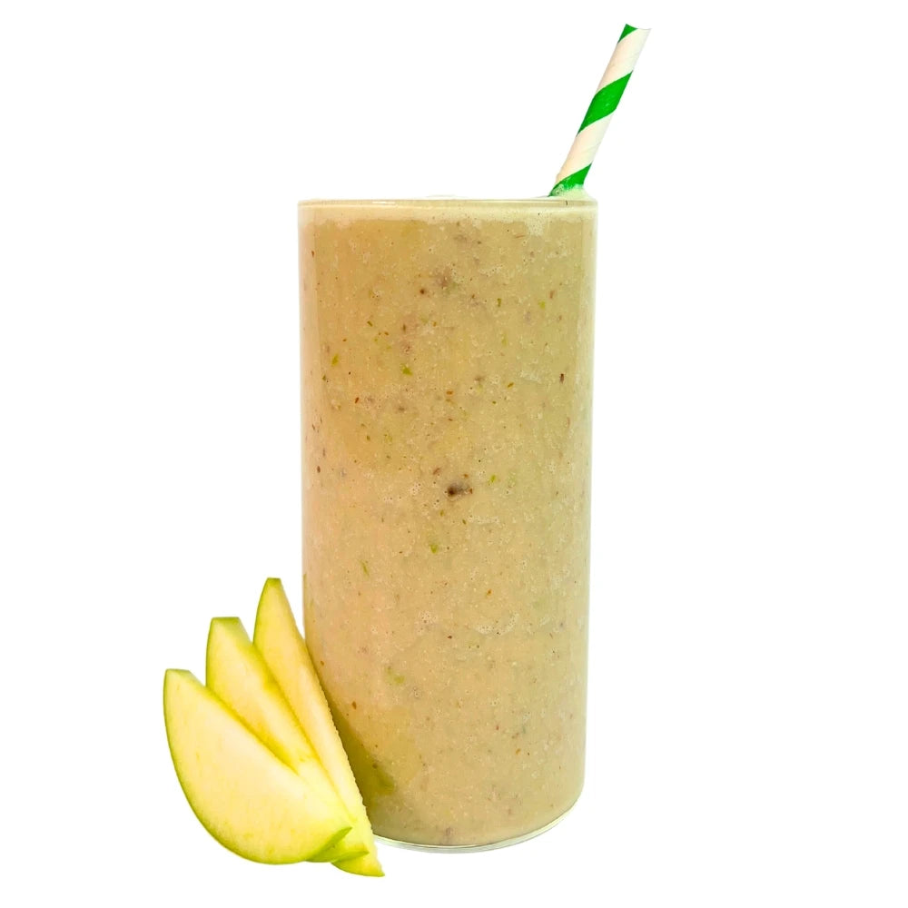 Apple Bliss Protein Smoothie Blended - Apple Banana Smoothie - Autumn Smoothie - Frozen Garden