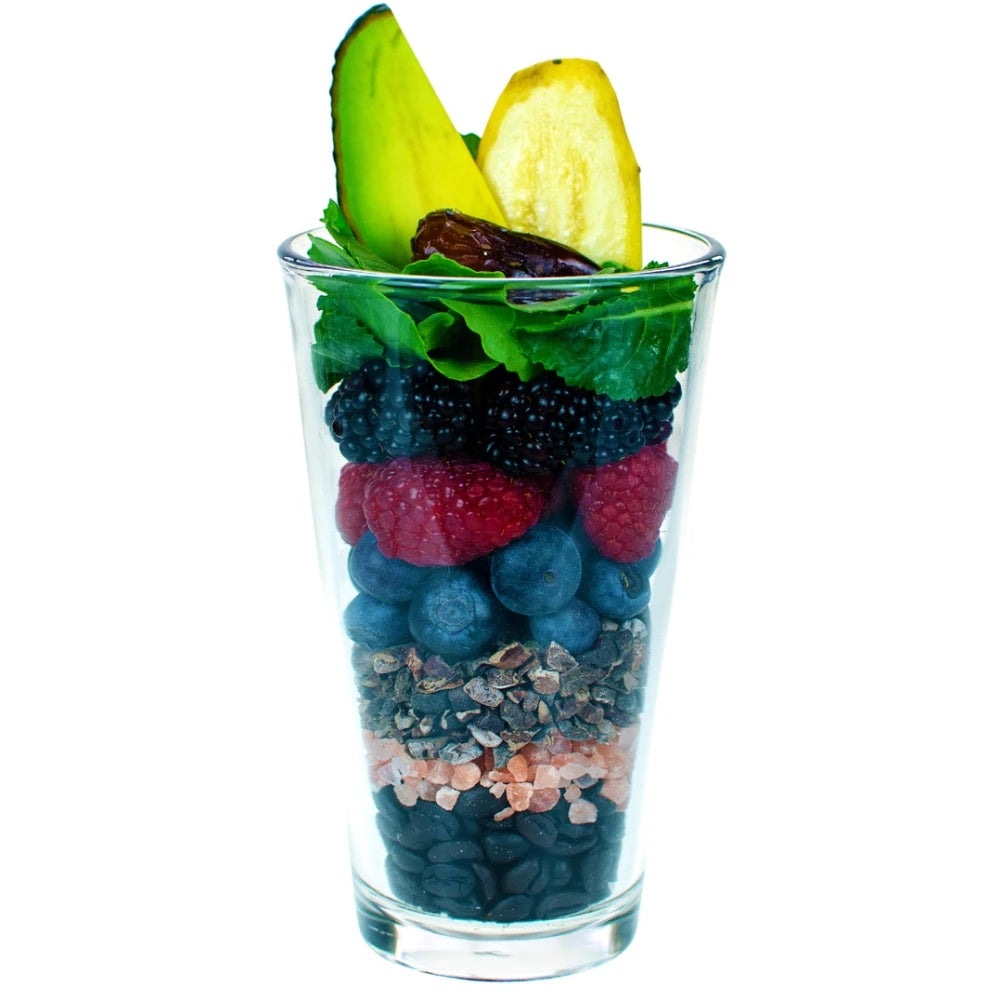 Berry Choco-Latte Green Smoothie Ingredients - Mixed Berry Smoothie - Energy Smoothie - Frozen Garden