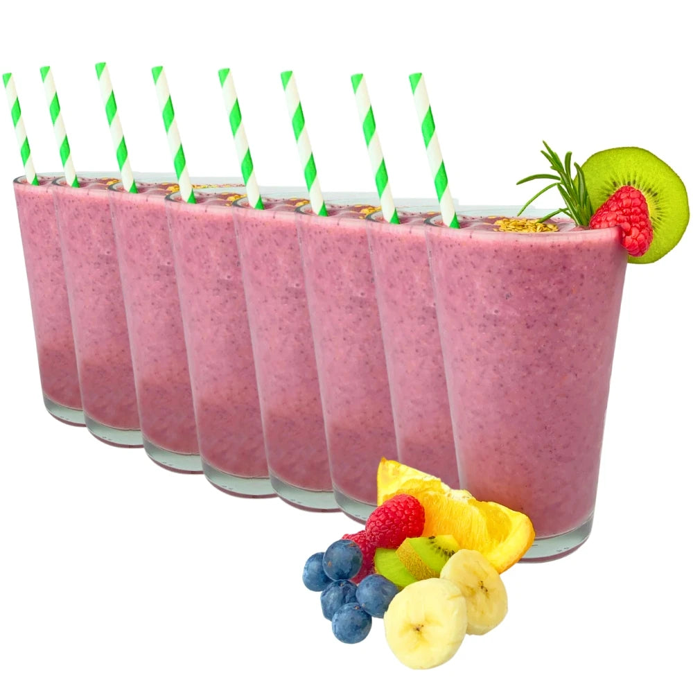 Berry Kiwi Family Smoothie Mix Blended - Berry Banana Smoothie - Berry Kiwi Smoothie - Frozen Garden