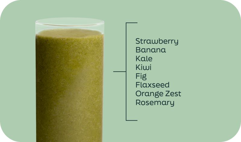 Berry-Nana-Rama Spring Seasonal Smoothie Ingredients - Strawberry Banana Smoothie - Frozen Garden