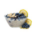 Blueberry Hemp Overnight Oats Prepared - Blueberry Overnight Oats - Overnight Blueberry Oats - Frozen Garden