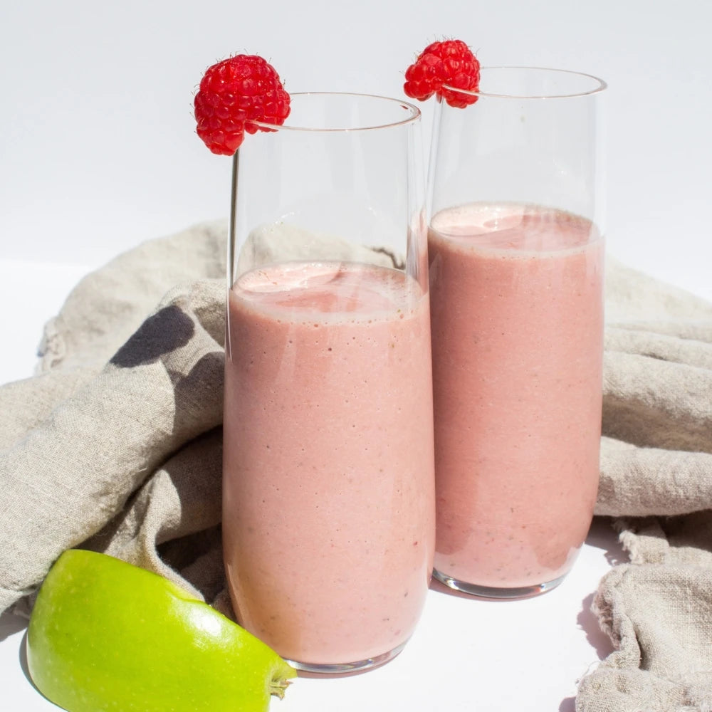 Cherry Bomb Protein Smoothie Lifestyle - High Fiber Smoothie - Cherry Protein Smoothie - Frozen Garden