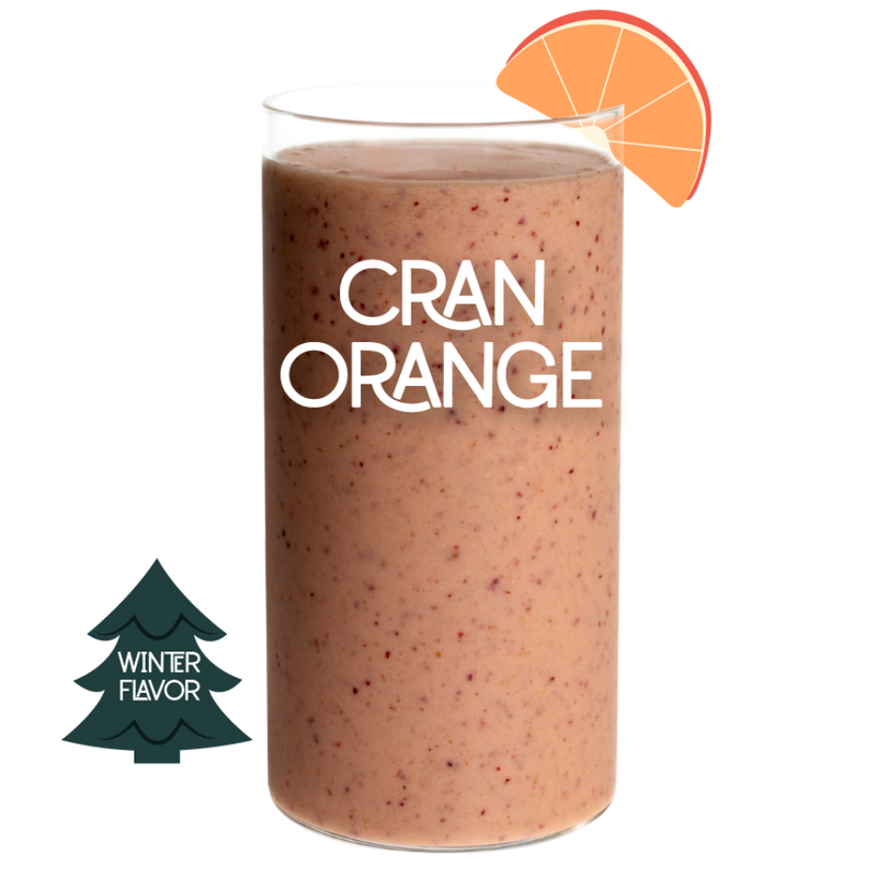 Cran-Orange cranberry smoothie pouch - Frozen Garden.