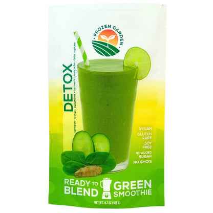 Detox Green Smoothie Pack - Green Detox Smoothie - Best Green Smoothie - Frozen Garden