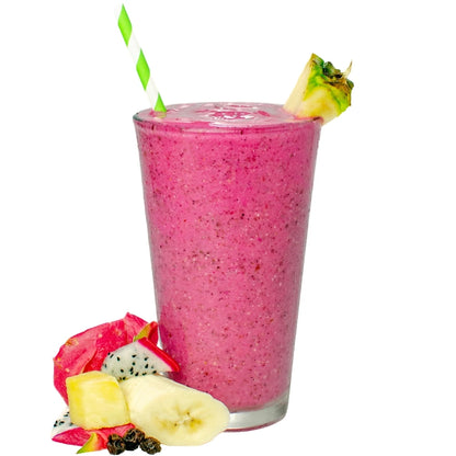 Dreamy Dragon Fruit Smoothie Blended - Dragonfruit Smoothie - Frozen Garden