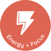 Energy boosting and focus logo for convenient smoothie delivery