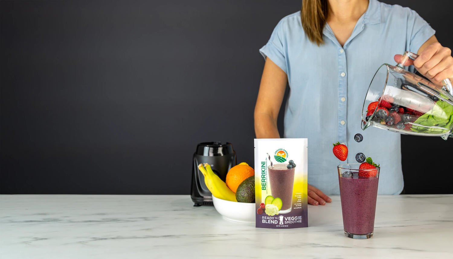 Frozen Garden Smoothie Delivery and Vegan Meal Delivery