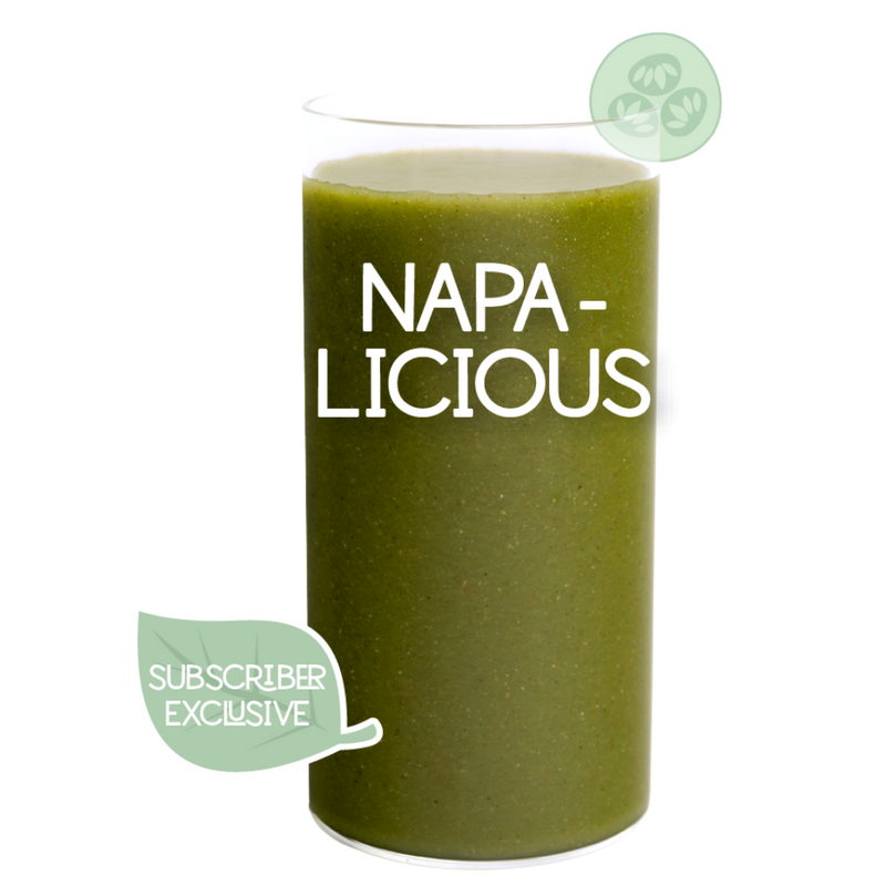 Napa-licious Green Spring Seasonal Smoothie - Grape Smoothie - Frozen Garden