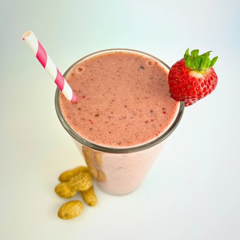 PB&J Smoothie Lifestyle - Peanut Butter and Jelly Smoothie - Frozen Garden