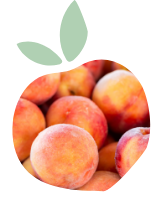 Peaches used in Frozen Garden's frozen smoothie packs