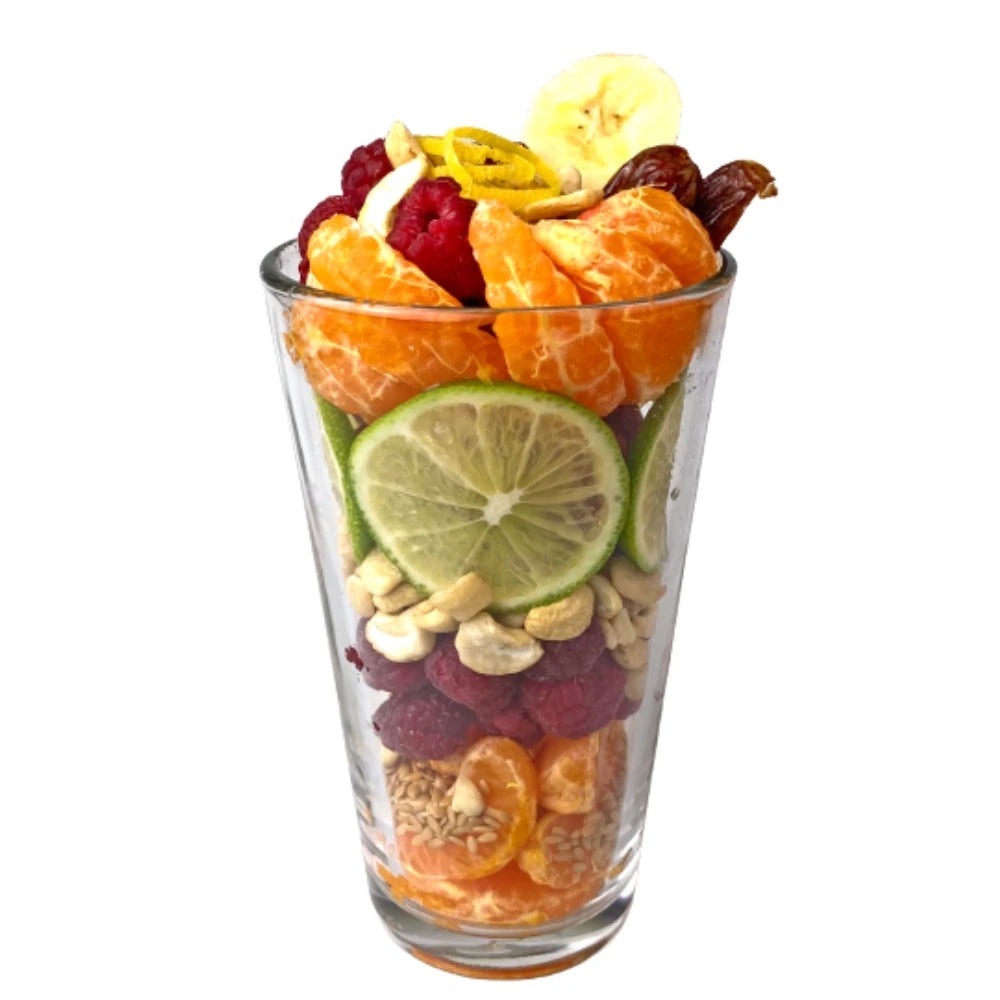 Rainbow Sherbet Protein Smoothie Lifestyle - Morning Protein Shake - Frozen Garden