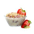 Strawberry Fig Overnight Oats Prepared - Strawberry Overnight Oats - Overnight Oats With Strawberries - Frozen Garden