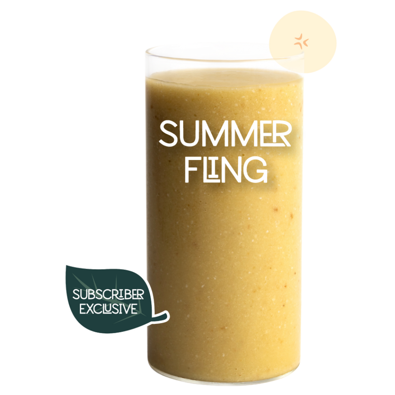 Summer Fling Fruit Smoothie Blended - Passion Fruit Smoothie - Frozen Garden