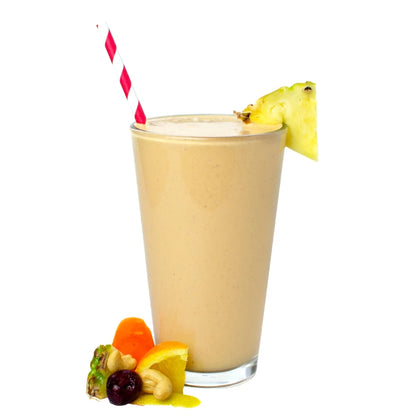 Sunrise Protein Smoothie Blended - Flaxseed Smoothie - Protein Fruit Smoothie - Frozen Garden