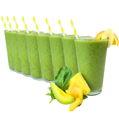 Tropical Green Family Smoothie Mix Blended - Tropical Green Smoothie - Tropical Smoothie - Frozen Garden