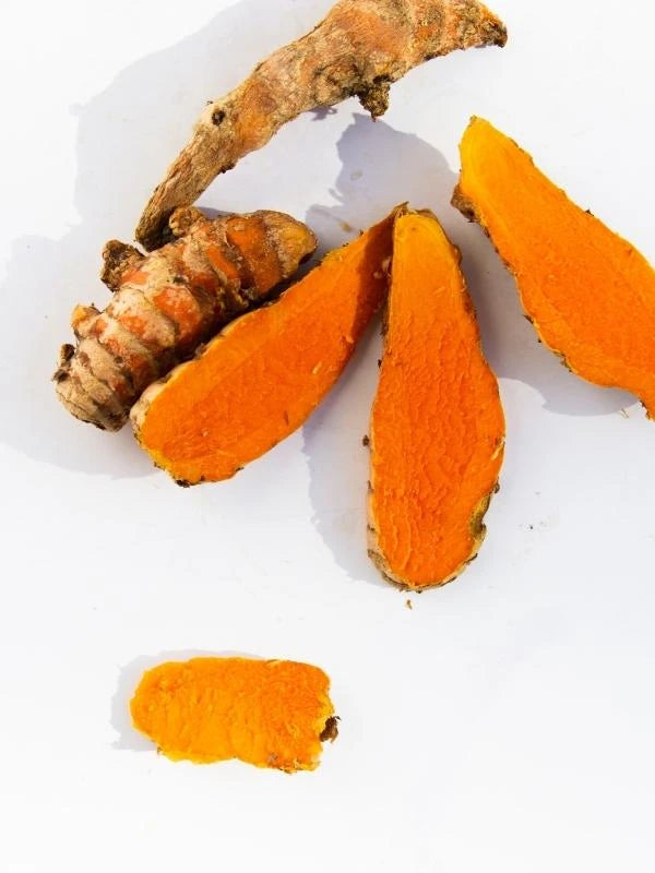 Turmeric root and powder, organic Frozen Garden ingredient