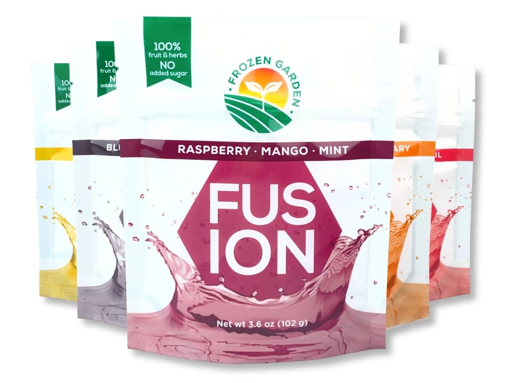 Wholesale Fusions - Water Enhancer - Fruit Infused Water - Frozen Garden