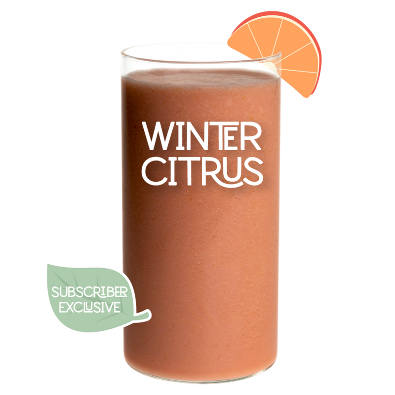 Winter Citrus grapefruit smoothie pouch - Frozen Garden.
