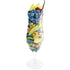 Frozen Garden Blueberry Muffin Delite healthy milkshake ingredients layered in milkshake glass