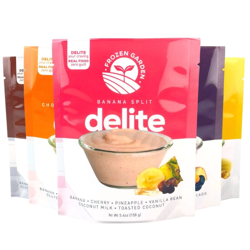 Delite Variety Pack - Frozen Garden - healthy vegan desserts - smoothie ice cream - healthy milkshake