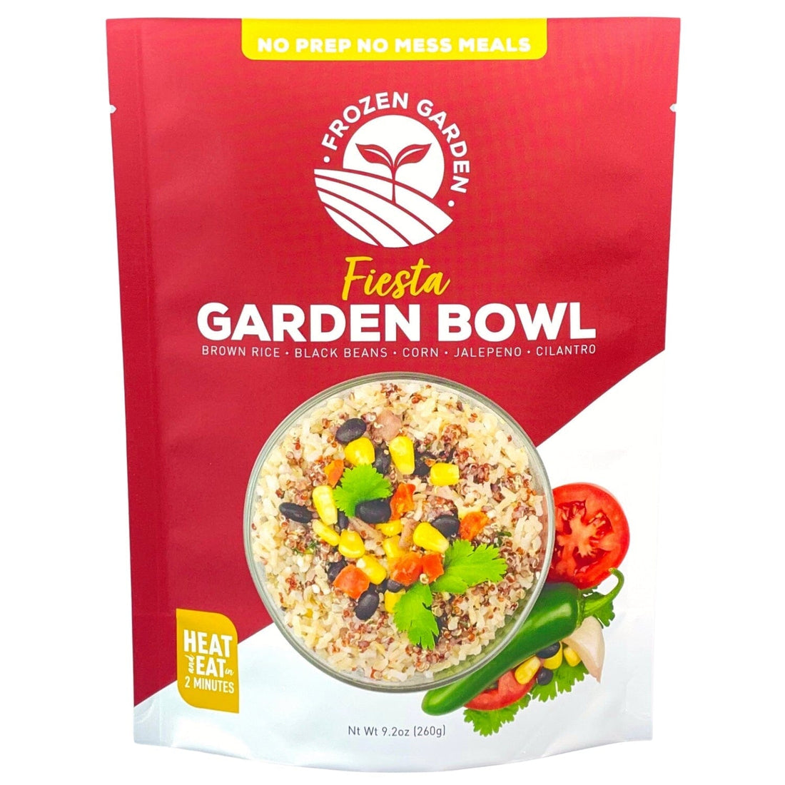 Fiesta Garden Bowl - Frozen Garden - vegan grain bowl - healthy vegan bowls