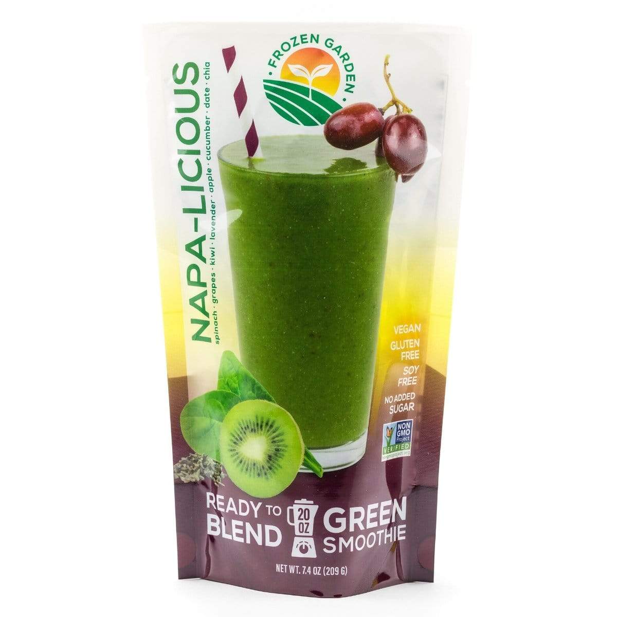 Napa-licious Green Smoothie front of pouch