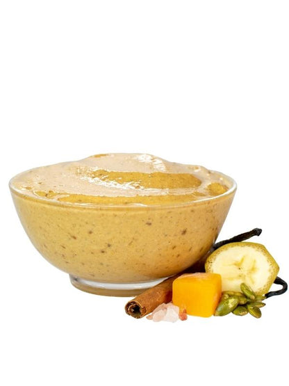 Pumpkin Pie Delite prepared in a clear bowl
