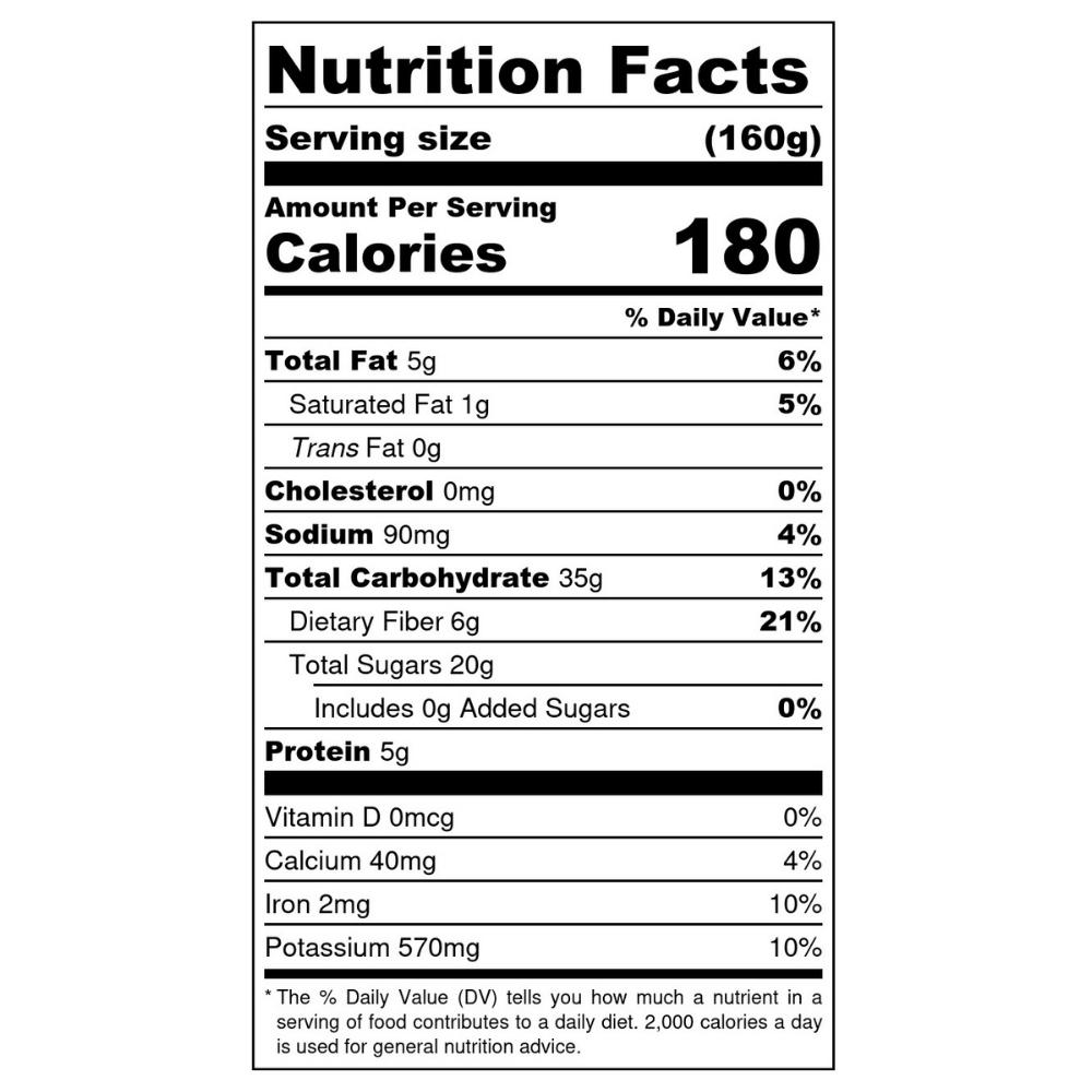Pumpkin Pie Delite nutrition facts