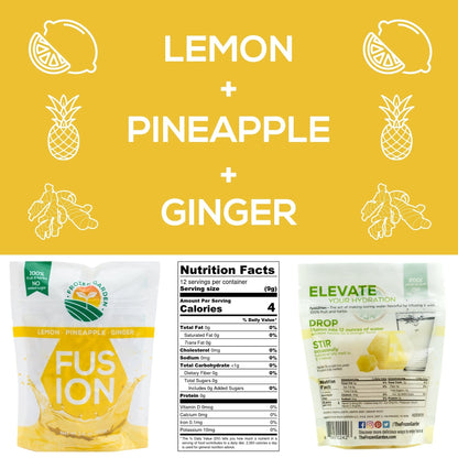 Lemon + Pineapple + Ginger