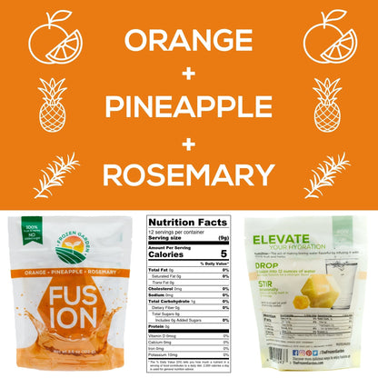 Orange + Pineapple + Rosemary
